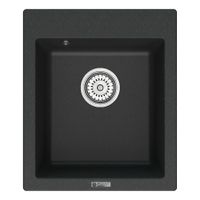 Мойка кухонная Point Динара 42 PN3004B, черный — фото 1, Кухонные мойки