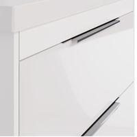 Товар: Тумба PRIME, 90 см, подвесная/напольная, 2 ящика, белый глянец - фото 13 Тумба PRIME, 90 см, подвесная/напольная, 2 ящика, белый глянец — фото 13, Тумбы под раковину