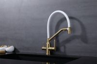 Смеситель для кухни Raglo R81.62.03 Золото матовое Белый — фото 25, Смесители для кухни