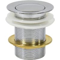 Донный клапан Laguraty T962WK click-clack Хром — фото 1, Донные клапаны