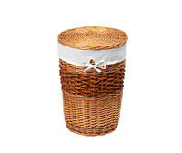 Main WB-410-S Плетеная корзина для белья с крышкой — фото 1, Корзины для белья