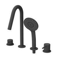 Смеситель на борт ванны CEZARES LEAF-BVDM4-L-NOP — фото 1, Смесители на борт ванны