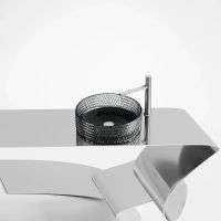 Раковина-чаша Ceramicanova Cristal 36 CN6060 Черная — фото 5, Раковины накладные