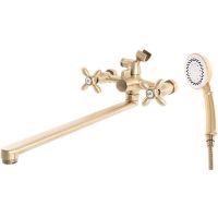 Смеситель для ванны Agger Retro A1921188 универсальный Бронза — фото 1, Смеситель для ванны