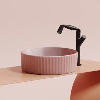 Раковина-чаша Ceramicanova Element 36 CN6057MP Розовая матовая — фото 16, Раковины накладные