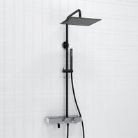 A114.162.217.CB Thermo Душевой комплект с термостатическим смесителем — фото 1, Душевые стойки