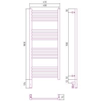 Товар: Электрический полотенцесушитель Сунержа Богема 3.0 прямая 1000x400 L 12-5804-1040 Белый - фото 2 Электрический полотенцесушитель Сунержа Богема 3.0 прямая 1000x400 L 12-5804-1040 Белый — фото 2, Электрические полотенцесушители