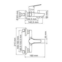 Товар: Rhin 4401 Смеситель для ванны с коротким изливом - фото 9 Rhin 4401 Смеситель для ванны с коротким изливом — фото 9, Смеситель для ванны