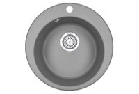 Granula-4801, АЛЮМИНИУМ, кухонная мойка, кварц — фото 1, Кухонные мойки