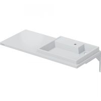 Раковина СанТа Юпитер 110 R 900132 на стиральную машину Белая — фото 1, Раковины подвесные