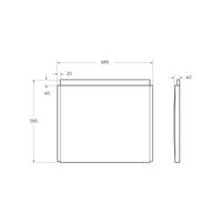 Товар: Боковая панель для акриловой ванны с крепежом CEZARES EMP-F-70-SP-W37 - фото 2 Боковая панель для акриловой ванны с крепежом CEZARES EMP-F-70-SP-W37 — фото 2, Экраны для ванн