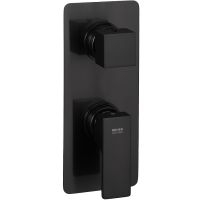 Смеситель для душа Remer Absolute AU92KBCFP Черный хром брашированный — фото 1, Смеситель для душа