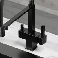 Смеситель для кухни Sancos Moro SC4006MB Черный матовый — фото 3, Смесители для кухни