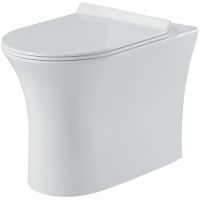 Товар: Унитаз BelBagno Ancona BB1224CBR-P приставной без сиденья - фото 1 Унитаз BelBagno Ancona BB1224CBR-P приставной без сиденья — фото 1, Приставные унитазы