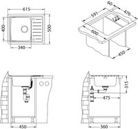 Товар: Мойка для кухни GALEO 10 SAT 90 FI 615X500 в комплекте с сифоном 1127251, - фото 2 Мойка для кухни GALEO 10 SAT 90 FI 615X500 в комплекте с сифоном 1127251, — фото 2, Кухонные мойки