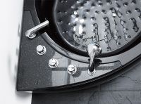 Акриловая ванна Gemy 170х133 G9086 K R с гидромассажем — фото 2, Акриловые ванны