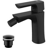 Смеситель для биде Lemark Ursus LM7208BL Черный матовый — фото 1, Смесители для биде