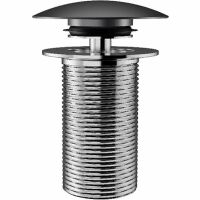 Донный клапан Creavit SF030.ANM click-clack Антрацит — фото 1, Раковины и столешницы. Выпуски для умывальников