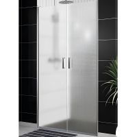 Душевая дверь BelBagno Uno 60 UNO-B-2-60-P-Cr профиль Хром стекло рифленое — фото 1, Душевые двери в нишу