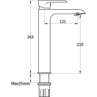 Товар: Смеситель для раковины Melodia della vita Metallica MDV35521 Хром - фото 2 Смеситель для раковины Melodia della vita Metallica MDV35521 Хром — фото 2, Смесители для раковины