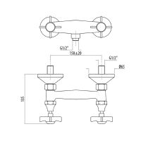 Товар: Смеситель для душа TW London TW1707517DOoro Золото 24 карата - фото 2 Смеситель для душа TW London TW1707517DOoro Золото 24 карата — фото 2, Смеситель для душа