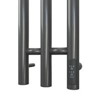 Товар: Полотенцесушитель электрический Point Деметра PN12822GB П3 120x1200 диммер справа, графит блеск - фото 4 Полотенцесушитель электрический Point Деметра PN12822GB П3 120x1200 диммер справа, графит блеск — фото 4, Электрические полотенцесушители