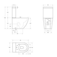 Товар: Чаша напольного унитаза CEZARES STYLUS CZR-152-CPR - фото 4 Чаша напольного унитаза CEZARES STYLUS CZR-152-CPR — фото 4, Напольные унитазы