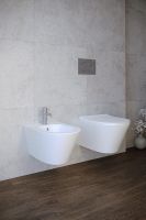 Биде Creto Logan L3 1003-003-L3W подвесное Белое — фото 5, Биде подвесные