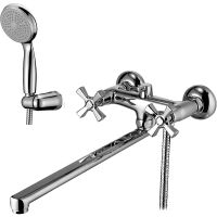 Смеситель для ванны Lemark Benefit LM2512C универсальный Хром — фото 1, Для душа и ванны