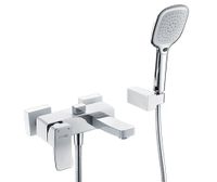 Aller 1061WHITE Смеситель для ванны с коротким изливом — фото 1, Смеситель для ванны