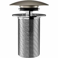 Донный клапан Creavit SF030.CCM click-clack Капучино — фото 1, Раковины и столешницы. Выпуски для умывальников