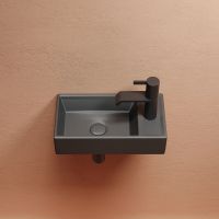 Раковина Ceramicanova Element 41 L CN6051LMDH Темный антрацит матовый — фото 12, Мини-раковины
