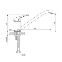 Товар: Смеситель для кухни Milardo Meal M06SBR0M05 Хром глянцевый - фото 2 Смеситель для кухни Milardo Meal M06SBR0M05 Хром глянцевый — фото 2, Смесители для кухни