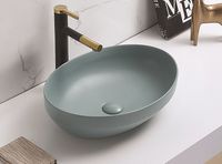 Раковина-чаша CeramaLux 50 78590MLG Зеленая матовая — фото 3, Раковины