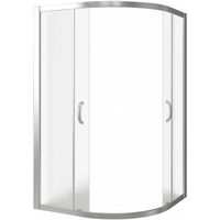 Душевой уголок Good Door Infinity R-120-G-CH 120x80 профиль Хром стекло Грейп — фото 4, Душевые уголки