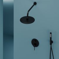 Душевая система Sancos Select SC3003MB Черная матовая — фото 5, Встраиваемые душевые комплекты