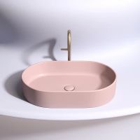 Раковина-чаша Ceramicanova Element 61 CN6048MP Розовая матовая — фото 9, Раковины накладные