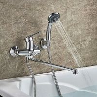 Смеситель для ванны Ledeme H04 2204L универсальный Хром — фото 11, Смеситель для ванны