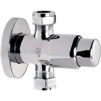 Запорный вентиль Remer Tempor TE31 порционный Хром — фото 1, Комплектующие для туалета