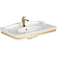 Раковина Creavit Antik 80 AN080-00CB00E-AD00 Белая — фото 1, Раковины подвесные