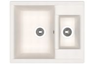 Dr.Gans Мойка "Астра" 620 К, белый СМс — фото 1, Кухонные мойки