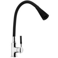 Смеситель для кухни Accoona A9890F-1 Хром Черный — фото 4, Смесители для кухни