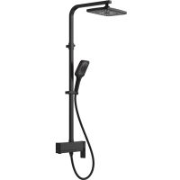 Душевая система Rose R10H R1036H Черная матовая — фото 1, Душевые стойки