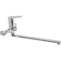 Смеситель для ванны Ростовская Мануфактура Сантехники SL132-006E универсальный Хром — фото 7, Для душа и ванны