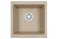 Granula-4451, ПЕСОК, кухонная мойка, кварц — фото 1, Кухонные мойки