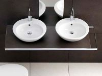 Товар: Раковина Hatria Happy Hour 47 Y0M601 Белая - фото 3 Раковина Hatria Happy Hour 47 Y0M601 Белая — фото 3, Раковины