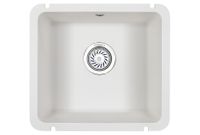 Granula-3601, АРКТИК (БЕЛЫЙ), кухонная мойка, кварц — фото 1, Кухонные мойки