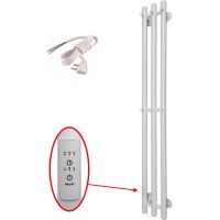 Электрический полотенцесушитель Маргроид Inaro 1200x120 Inaro-12012-1049-9016L левый Белый матовый — фото 1, Электрические полотенцесушители