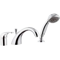 Смеситель на борт ванны Remer Kiss K07 Хром — фото 1, Смесители на борт ванны