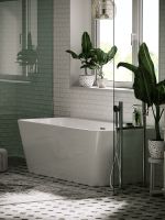 Товар: Акриловая ванна Sancos Square 170x75 FB14 без гидромассажа - фото 2 Акриловая ванна Sancos Square 170x75 FB14 без гидромассажа — фото 2, Ванны